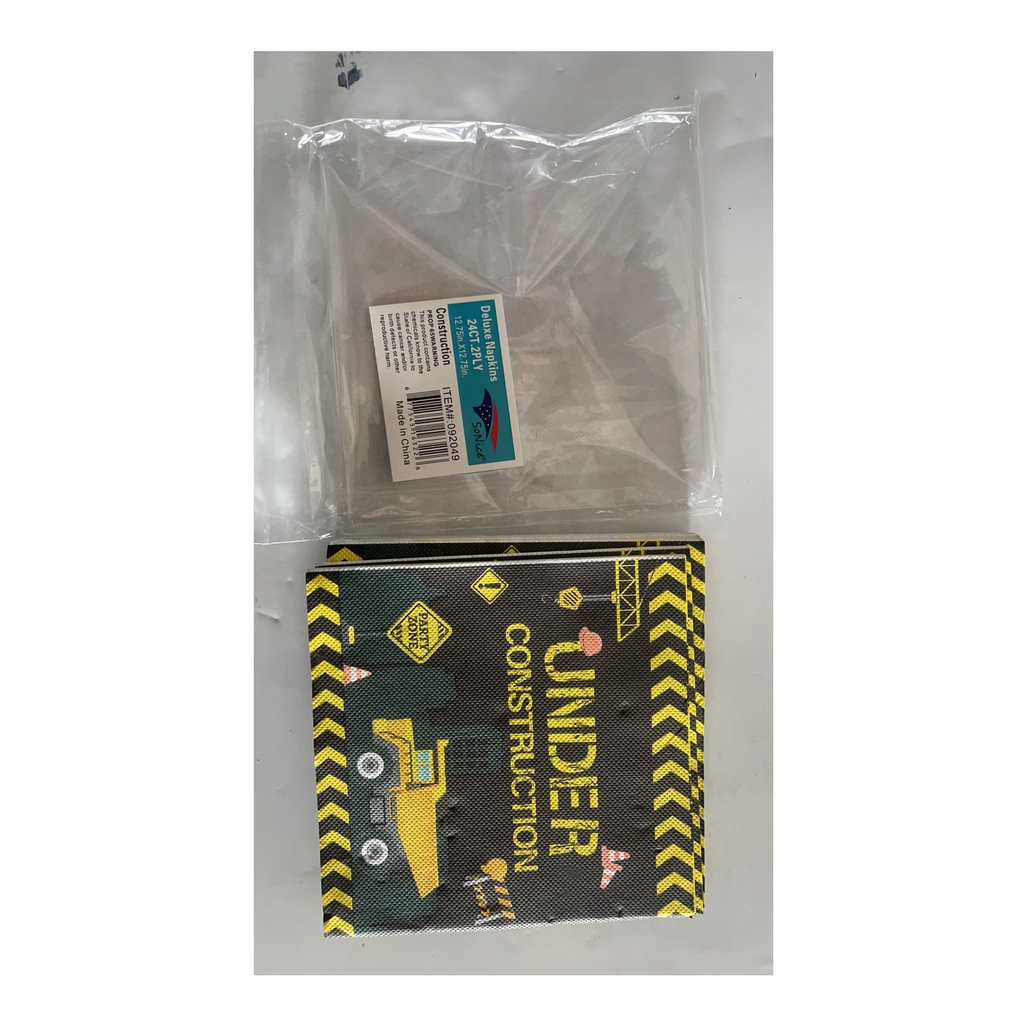 2Ply Napkins 24 ct Cnstrctn 24Pk/Cs